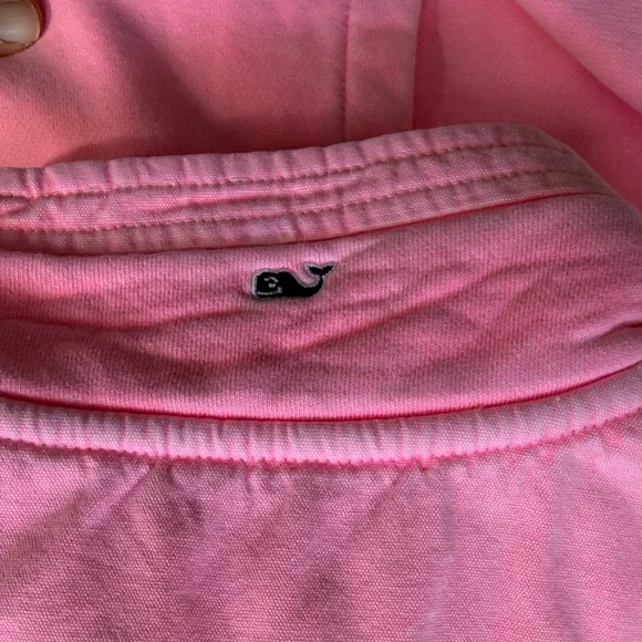 Vineyard Vines Pink Quarter-Zip Pullover - Picture 4 of 7